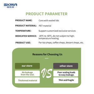 Bán Buôn 500Ml Trong Suốt Pet Nhựa Soda Lon Biểu Tượng Tùy Chỉnh Nước Giải Khát Lon Chai Kéo Vòng Pet Lọ Với Dễ Dàng Mở Nắp - Product Image 3