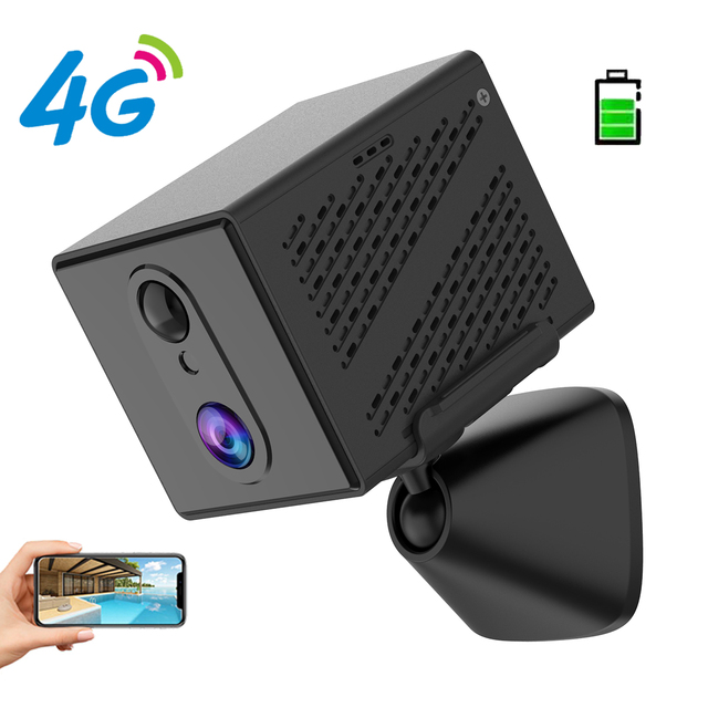 Wholesale OEM A9 Wide Angle Night Vision Shooting Wireless 3MP Full HD 4G Home Mini Camera With 3000mA Battery Inside