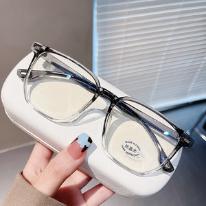Lunettes anti-lumière bleue Qianai à monture carrée, verres extra larges en acétate, montures de lunettes unisexes, fabriquées à Taizhou T3 30158 - Product Image 3