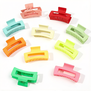 Pinza de Pelo Cuadrada Estilo Coreano <span class=keywords><strong>para</strong></span> Mujer, Pinzas de Pelo Elegantes y Sencillas, Pasadores <span class=keywords><strong>para</strong></span> el Cabello, <span class=keywords><strong>Accesorios</strong></span> <span class=keywords><strong>para</strong></span> el Cabello <span class=keywords><strong>para</strong></span> Niñas y Adultas - Product Image 2