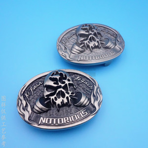 Hebillas de Cinturón con Logotipo Metálico Personalizado, Hebilla de Placa con Patrón de Letras de Acero Inoxidable para Uso en el Lugar de Trabajo PDK20240117 - Product Image 4