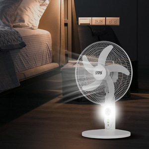 Ventilateur sur pied Winningstar 16 pouces avec lumière LED oscillante et portable pour usage domestique - Product Image 2