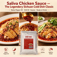 Sauce au poulet irrésistible |   BAIWEIDIN Sauce Huile de Piment du Sichuan pour Poulet Froid & Salade Durée de Conservation 12 Mois 1kg Vente en Gros OEM