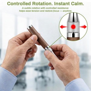 Wooden Stainless Steel Pocket Inhaler Anxiety Relief Women Custom Logo Refillable Smokeless - Product Image 6