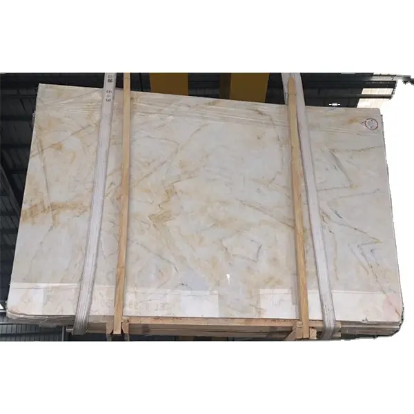 Goud Veins Onyx Sunshine Stenen Platen Wit Natuur Onyx Marble Gouden Veins