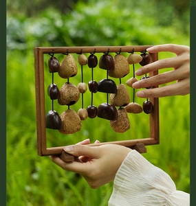 Natural Fruit Shell <b>Wind</b> <b>Chime</b> Seed Pod Sound <b>Chime</b> Sound Therapy Healing Home Decoration Desktop ornament - Product Image 3