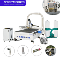 Routeur CNC à couteau oscillant Stepmores 1325 1300*2500mm pour le travail du bois, du plastique, du MDF, du PVC et du mousse