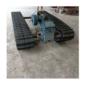Sasis Kendaraan Tak Berawak Beroda Rantai Platform Robot Mobil dengan Rantai Karet - Product Image 1