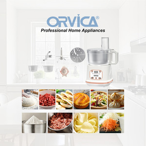 ORVICA Picadora de Carne Eléctrica, Comercio Electrónico Transfronterizo, Uso Doméstico, Procesador de Alimentos Multifuncional 7 en 1 de Acero Inoxidable de Gran Capacidad - Product Image 4