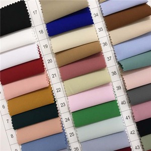 ผ้าโพลีเอสเตอร์ 100% <span class=keywords><strong>130</strong></span>-140 กรัม/ตร.ม. ผ้าเครป <span class=keywords><strong>SPH</strong></span> สีชมพู ผ้าทอลายทวิล สีพื้น ผ้าโป๊ก้า <span class=keywords><strong>SPH</strong></span> สำหรับตัดเย็บเสื้อผ้า - Product Image 1