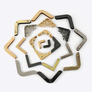 Meetee — portefeuille pour <span class=keywords><strong>livre</strong></span> 25-54mm, accessoires matériel, pince d'extrémité, fermeture, Protection en alliage, boucle d'angle - Product Image 3