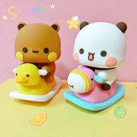 Figurine d'ours panda Bubu Dudu, poupée d'action mignonne et kawaii, jouet de collection, ornement