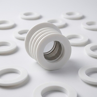 Hochtemperaturbeständige PTFE-Dichtungen Flache Kunststoff-Dichtungsringe Korrosionsbeständige Zylinder-O-Ring-Dichtungen für Industriemaschinen