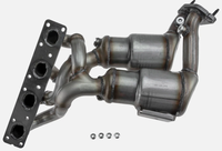Convertisseur catalytique automobile à haut débit et bas prix, Euro IV, Euro V, Euro VI, 400 CPSI, pour BMW 320 E90 18407525460, fourni par l'usine