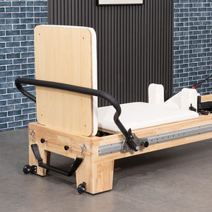 Macchina <span class=keywords><strong>Pilates</strong></span> Commerciale in Legno di Alta Qualità, Best Seller, con Reorganizer Bianco e Binari Laterali Completi - Product Image 3