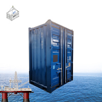 Conteneurs Offshore Mini de 5 pieds (1,5 m) conformes aux normes DNV 2.7-1 et ISO 10855 avec pont amovible