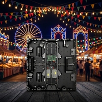 P1.5 500x500 LED Screen Rental Cabinet Front Maintenance Cable Connection Private Mold LED Display
