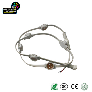 IP65กันน้ำสี RGB <span class=keywords><strong>LED</strong></span> พิกเซลโมดูลอลูมิเนียม <span class=keywords><strong>DMX</strong></span> TTL SMD3535ตั้งโปรแกรมได้40มม. ไฟจุดอาคารภูมิทัศน์ - Product Image 3