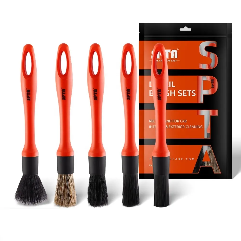 ЗИП новый комплект из 5 вещей, мягкие волосы автохимия набор кистей для щётка автомобиля для чистки обод щетка