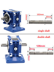 NMRV 12V <strong>24V</strong> <strong>Dc</strong> <strong>Motor</strong> Worm Gearbox Nmrv40 Rv30 <strong>24v</strong> <strong>Dc</strong> Brush <strong>Motor</strong> with Worm Reduction Gearbox - Product Image 2