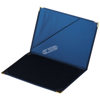 Portafolios de Presentación Personalizados de Cuero Sintético Tamaño A4 con Estampado en Caliente Dorado para Uso Educativo Escolar