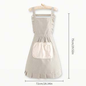 Unisex Adjustable Bib Kitchen <b>Apron</b> for Women Men <b>with</b> <b>Pockets</b> Custom Size and Logo - Product Image 3