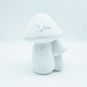 置物カスタム室内装飾ガーデン彫刻モダン屋外ビスク無塗りセラミックDiyキノコ柄像 - Product Image 5