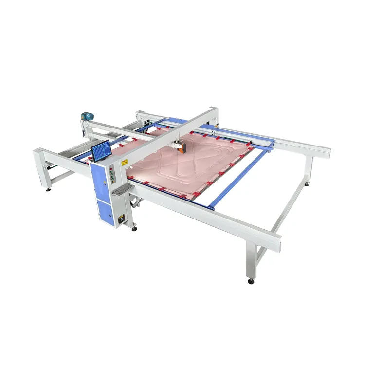 Factory Computerized Quilt Bedspread Sewing Long Arm Quilting Machine