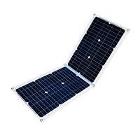 Panneau de charge solaire multifonctionnel 18W/36W avec sortie USB, pliable, en silicium monocristallin, flexible, pour batterie de téléphone portable