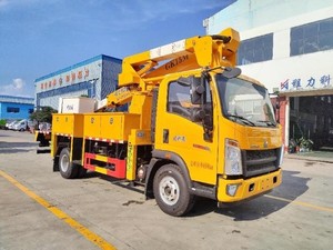 Camion nacelle élévatrice isolée HOWO 20m, nacelle mixte 35kV pour la maintenance des lignes électriques - Product Image 1