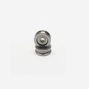 Polea de rodamiento de bolas de acero inoxidable con ranura Tipo U de gran oferta AS1129 tamaño 4*16,5*7mm para máquina de impresión Offset - Product Image 2