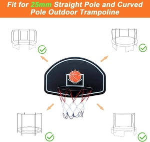 Cerceau de basket-ball facile à installer <span class=keywords><strong>avec</strong></span> mini <span class=keywords><strong>balle</strong></span> <span class=keywords><strong>et</strong></span> pompe pour garçons <span class=keywords><strong>et</strong></span> filles ajouter du plaisir <span class=keywords><strong>avec</strong></span> leur <span class=keywords><strong>trampoline</strong></span> - Product Image 5