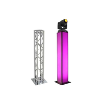 Offre Spéciale 290*290mm aluminium scène DJ équipement tête mobile éclairage barre support treillis pour treillis Totem