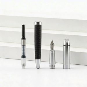 PU Luxury Metal Fountain <b>Pen</b> Men's Calligraphy <b>Pen</b> with a Writing Diameter of 0.5mm High Quality Signature <b>Pen</b> with Custom logo - Product Image 4