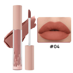Lápiz Labial Líquido Mate de Alta Pigmentación, Cosméticos de Larga Duración con Acabado Natural, Brillo Labial, Marca Privada, Empaque Personalizado, Fábrica de Maquillaje - Product Image 3