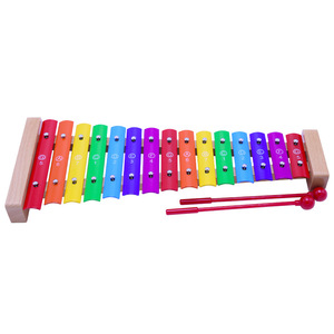 Xilófono de Aleación de Aluminio de 15 Tonos Arcoíris, Instrumento de Percusión Orff para Niños, para Tocar Música - Product Image 1