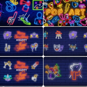 Fábrica al por mayor Venta caliente personalizado IP65 impermeable todo tipo de luz <span class=keywords><strong>LED</strong></span> de neón para publicidad decorativa para tiendas bares - Product Image 4