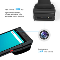 S60 inventario de almacén de compra móvil portátil inalámbrico etiqueta adhesiva impresión portátil Android escáner de código de barras PDA con Software