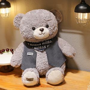 Peluche <span class=keywords><strong>Jack</strong></span> Bear - Jouet ours géant super doux et brodé, rembourrage en coton PP, cadeau pour bébé pour la chambre d'enfant, ODM/Vente en gros disponible - Product Image 1