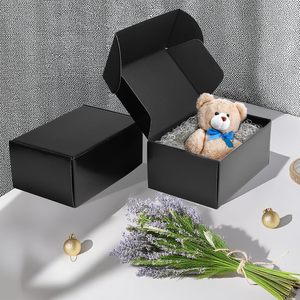 Custom Logo Corrugated <strong>Black</strong> <strong>Shipping</strong> <strong>Boxes</strong> Folding Small Cardboard Mailer <strong>Boxes</strong> for Small Business <strong>Shipping</strong> Packaging - Product Image 3