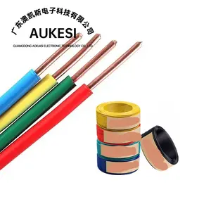 In Stock Ul1007 14 16 18 20 22 24 26 28 Awg 10 Colors Pvc Wire