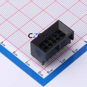 444321002 Wire-to-Board Pin Header Through hole Component (THT),P=3mm Connector 2x5P 3mm Through Hole Micro-Fit (MX 3.0) - Product Image 1