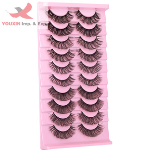 Faux cils en vison synthétique faits main FENGFLY, courbure D, effet naturel et léger, vente chaude 2022, pour achats groupés à prix réduit - Product Image 2