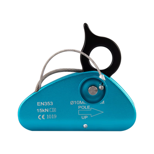 Dispositivo anticaduta certificato ANSI - Corda di <span class=keywords><strong>sicurezza</strong></span> in alluminio aeronautico per arrampicata su roccia, lavori in quota e operazioni di soccorso - Product Image 1