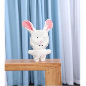 Jouet en peluche pour chien en polaire de maïs rose, lapin <span class=keywords><strong>blanc</strong></span>, pour le nettoyage des dents et le grincement des dents, fournitures pour animaux de compagnie - Product Image 4