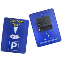 Disco de Estacionamiento Digital de Plástico con Logotipo Personalizado, Temporizador de Estacionamiento Electrónico, Accesorios Exteriores, Automático, Digital, para Automóvil