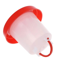 Abreuvoir automatique en plastique épaissi pour poulets, type seau avec poignée pour poussins et poulets adultes