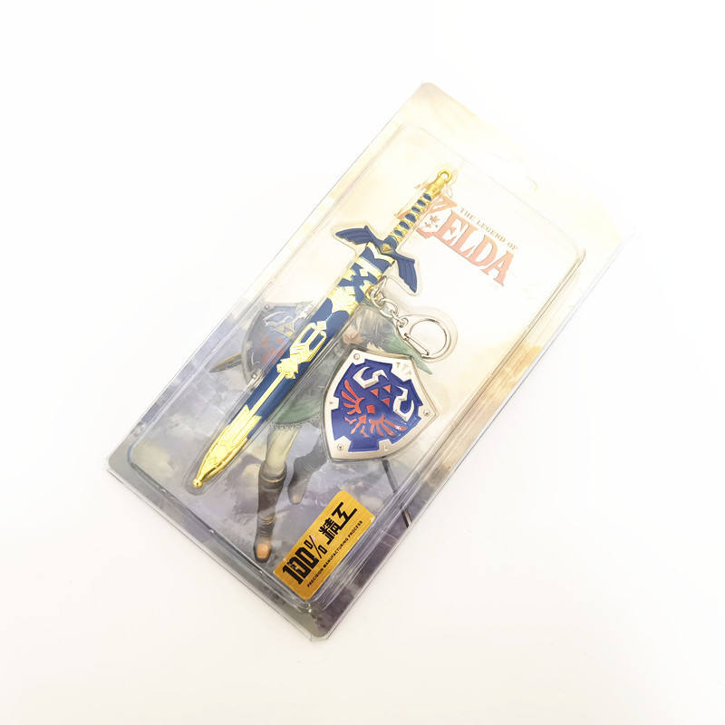 Legend Of Zelda Schlüsselanhänger - Master Schwert Keychain | Aus Zinklegierung | 16,5cm | Perfektes Fan-Geschenk