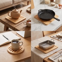 Set de Napperons de Table en Bambou Creux Isolants Thermiques Antidérapants – Luxe et Créativité pour Hôtels et Restaurants