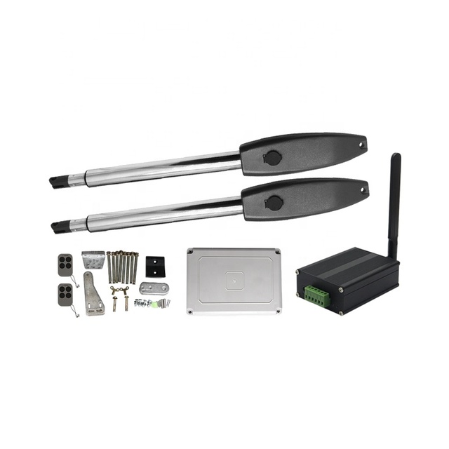 High Quality Digital Led Gate Opener Automatic Swing Heavy Duty Swing Gate Opener with Camera for Apartments
